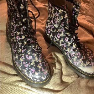 Floral Doc Martens Boots